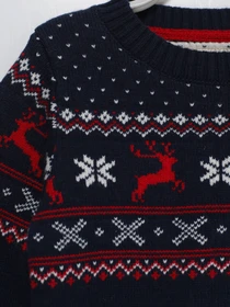 Свитры и кардиганы H&M модель 0638874_т.синій комб. Фото