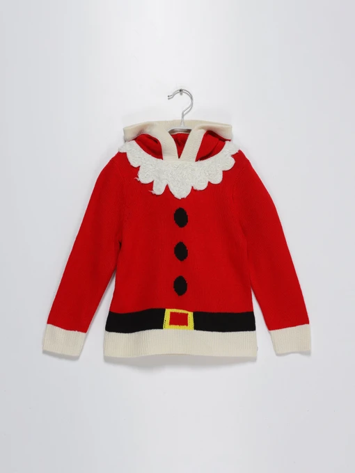 Светри та кардигани H&M модель 0684103_червоний комб. Фото