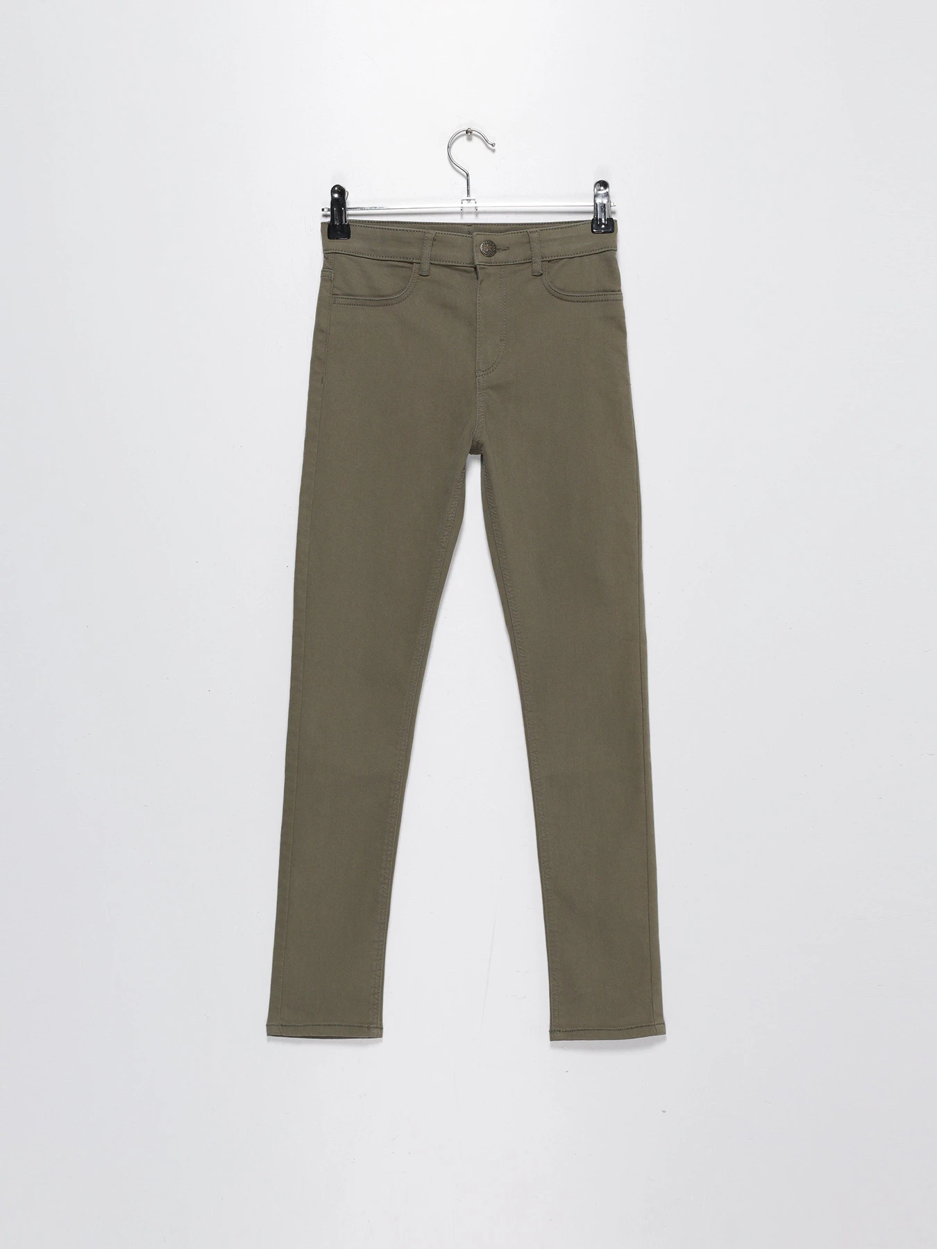 Брюки H&M модель 0745552_хакі Фото