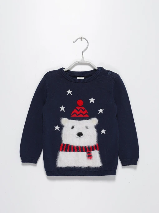 Свитры и кардиганы H&M модель 0772486_т.синій комб. Фото