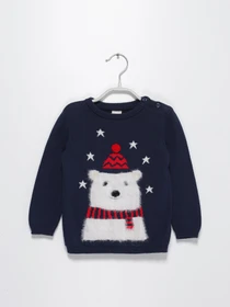 Свитры и кардиганы H&M модель 0772486_т.синій комб. Фото