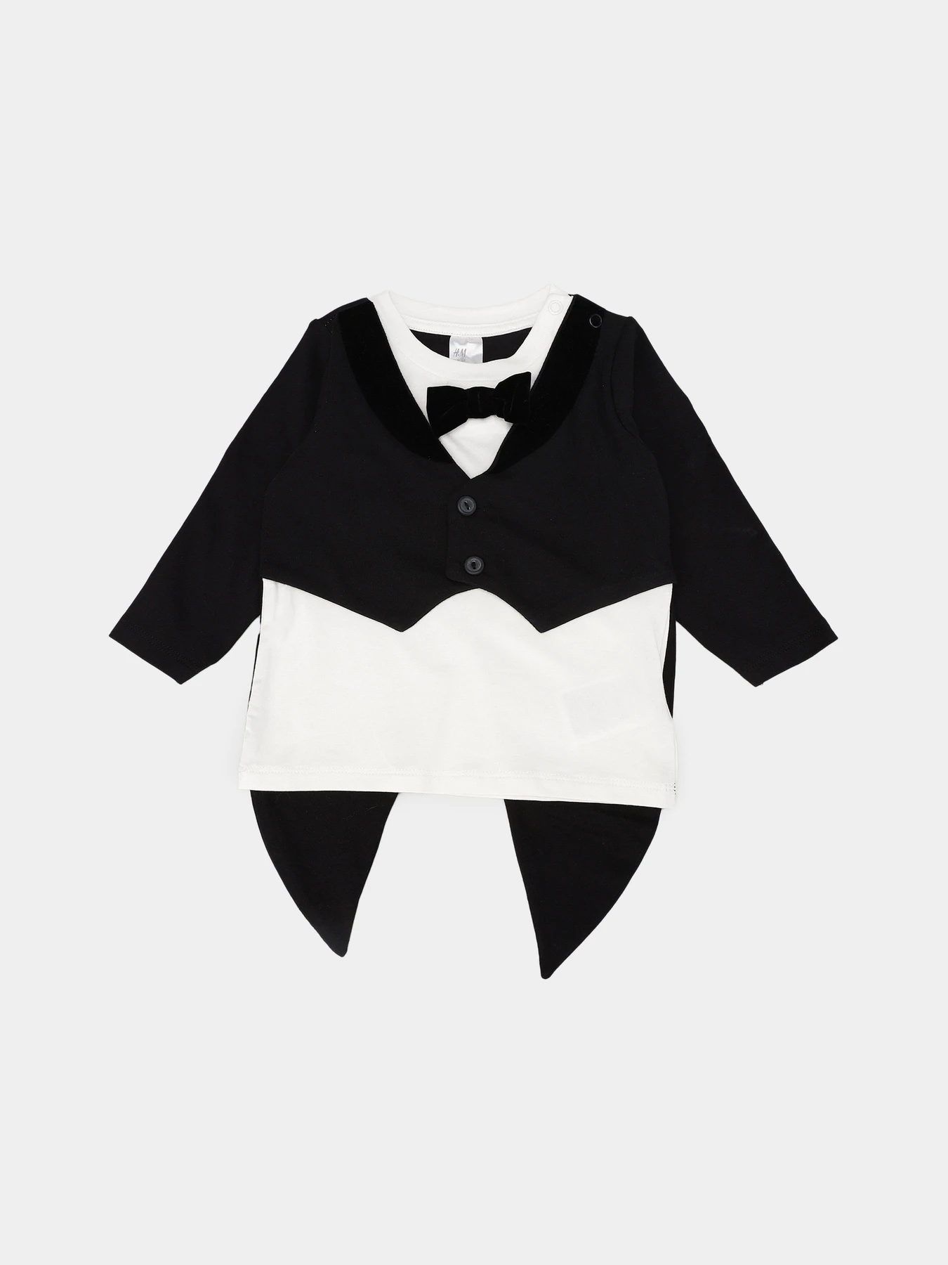 Худи и свитшоты H&M модель 0808966_білий з чорним Фото