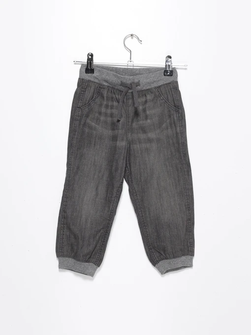 Брюки H&M модель 0834439_синій з сірим Фото