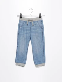 Брюки H&M модель 0834439_синій з сірим Фото