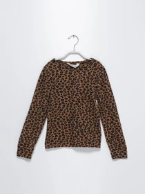 Свитры и кардиганы H&M модель 0836048_коричневий комб. Фото