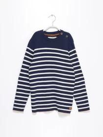 Свитры и кардиганы H&M модель 0844893_т.синій з білим Фото