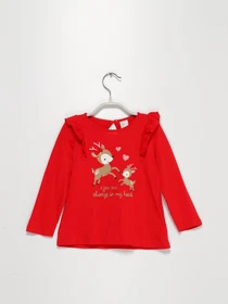 Худи и свитшоты H&M модель 08657907_червоний комб. Фото