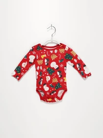 Одежда для младенцев H&M модель 08664829B_червоний комб. Фото
