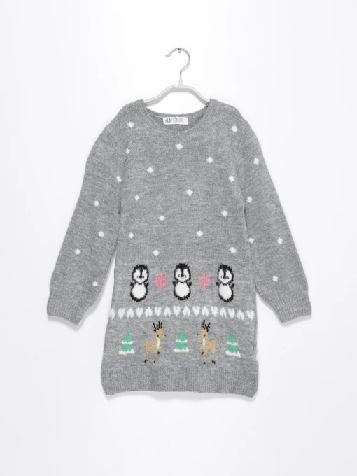 Сукні H&M модель 0872215_сірий комб. Фото