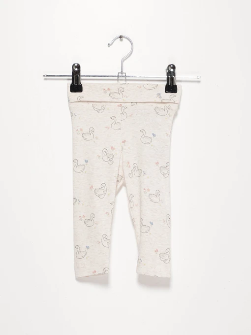 Брюки H&M модель 0814299_с.бежевий комб. Фото