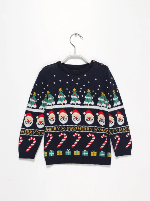 Свитры и кардиганы H&M модель 0884900_т.синій комб. Фото