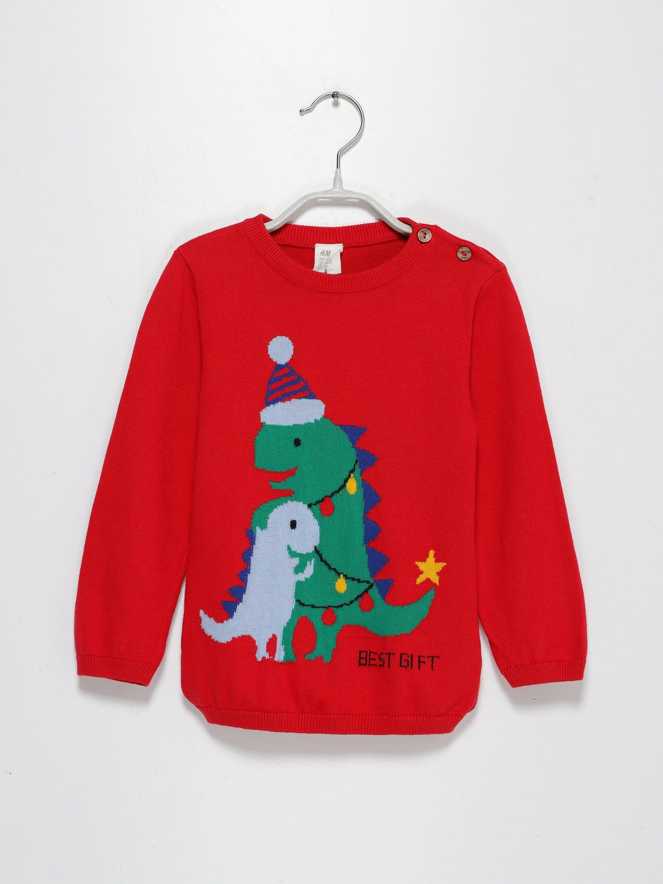 Свитры и кардиганы H&M модель 0890959_червоний комб. Свитры и кардиганы H&M модель 0890959_червоний комб. Фото
