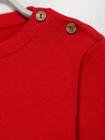 Свитры и кардиганы H&M модель 0890959_червоний комб. Фото