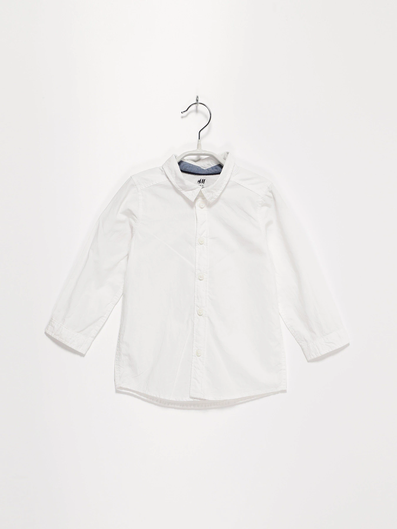 Рубашки H&M модель 0151709_білий Фото