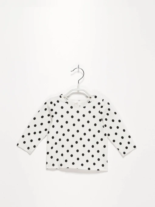 Худі та світшоти H&M модель 0152526_білий з чорним Фото