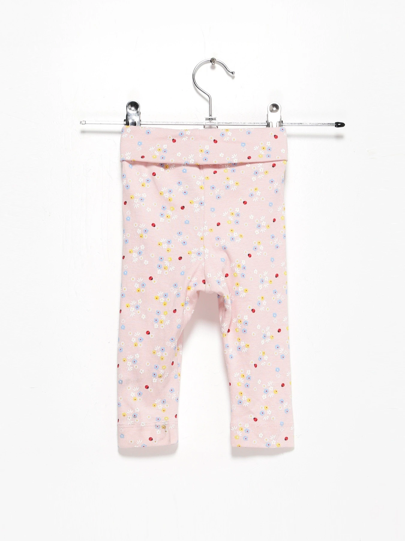 Брюки H&M модель 0694297_рожевий комб. Фото