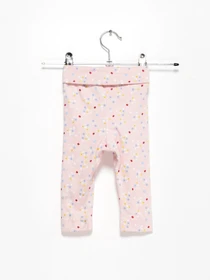 Брюки H&M модель 0694297_рожевий комб. Фото