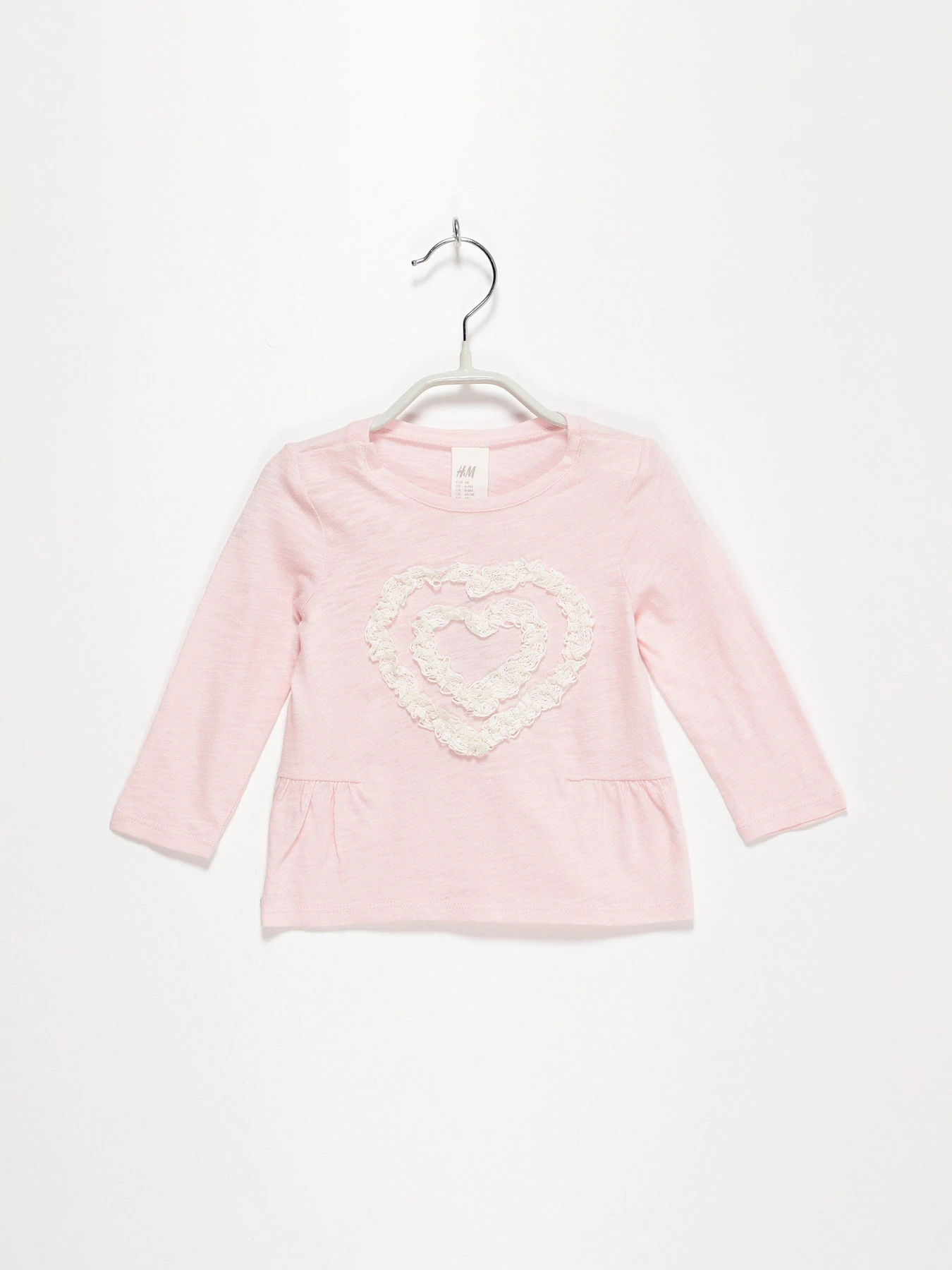 Худі та світшоти H&M модель 0301218_с.рожевий з білим Фото
