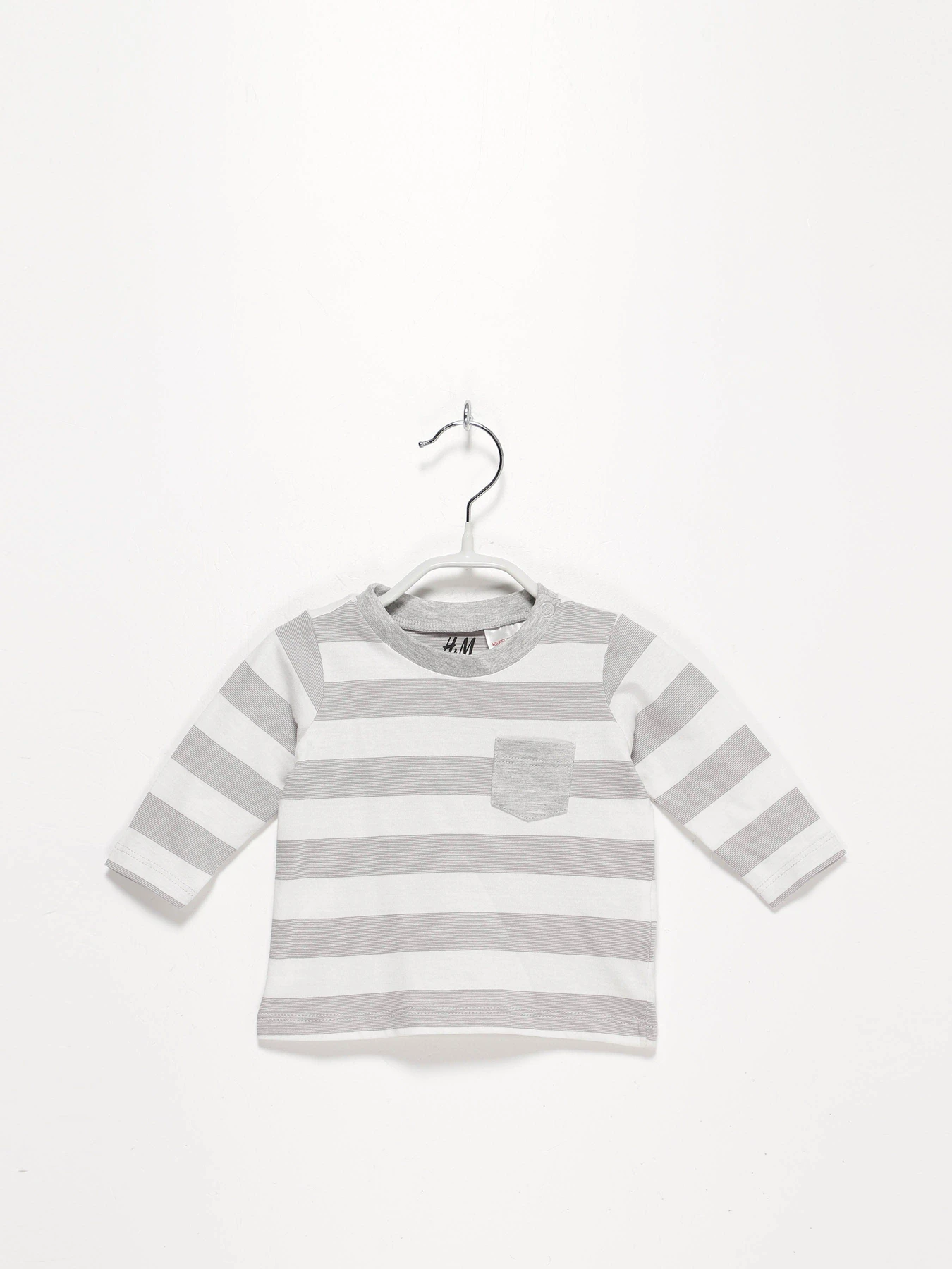 Худі та світшоти H&M модель 0318951_білий з сірим Фото