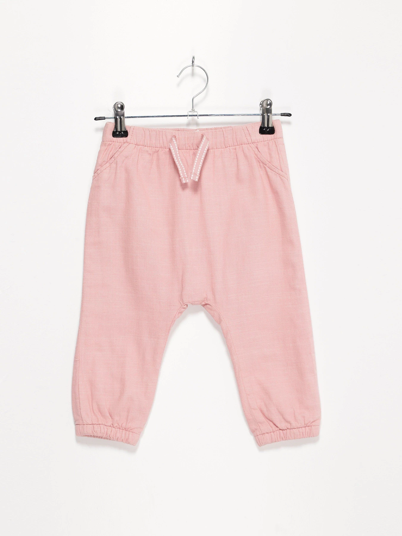 Штани H&M модель 0394524_рожевий Фото