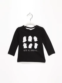Худи и свитшоты H&M модель 0414255_чорний з білим Фото