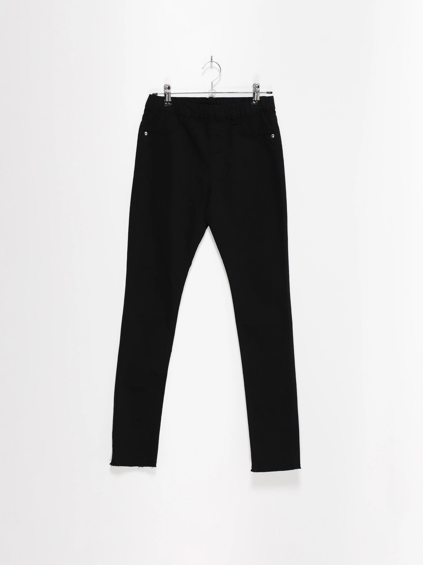 Брюки H&M модель 0449045_чорний Фото