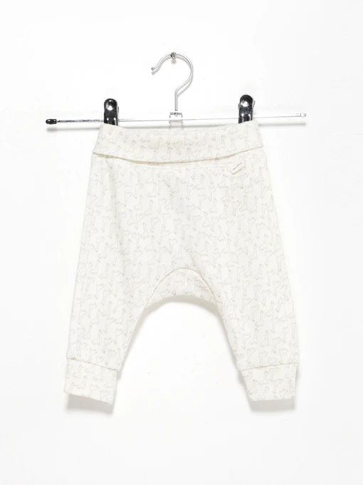 Брюки H&M модель 0827227_білий комб. Фото
