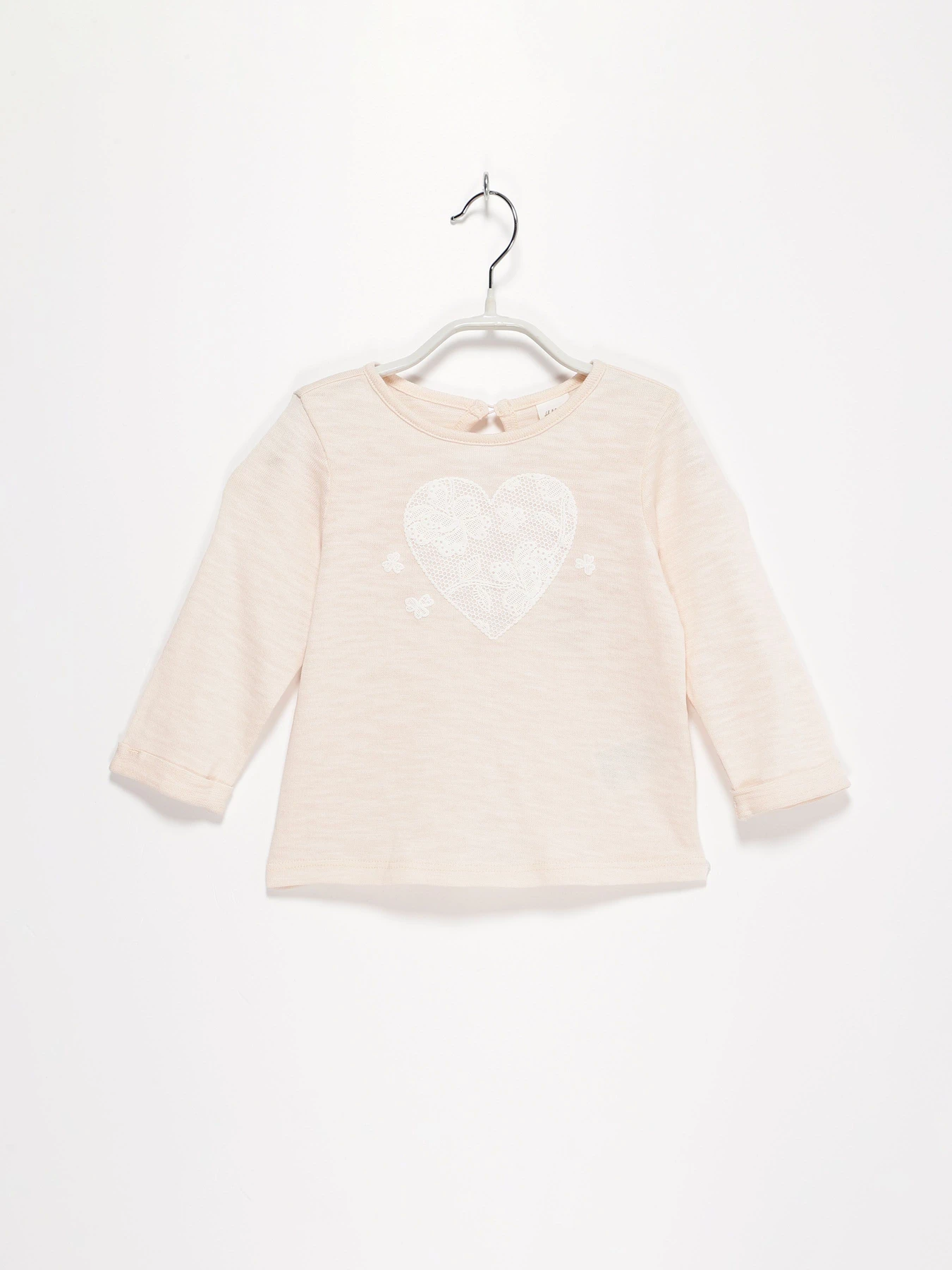 Худі та світшоти H&M модель 0450211_с.бежевий з білим Фото