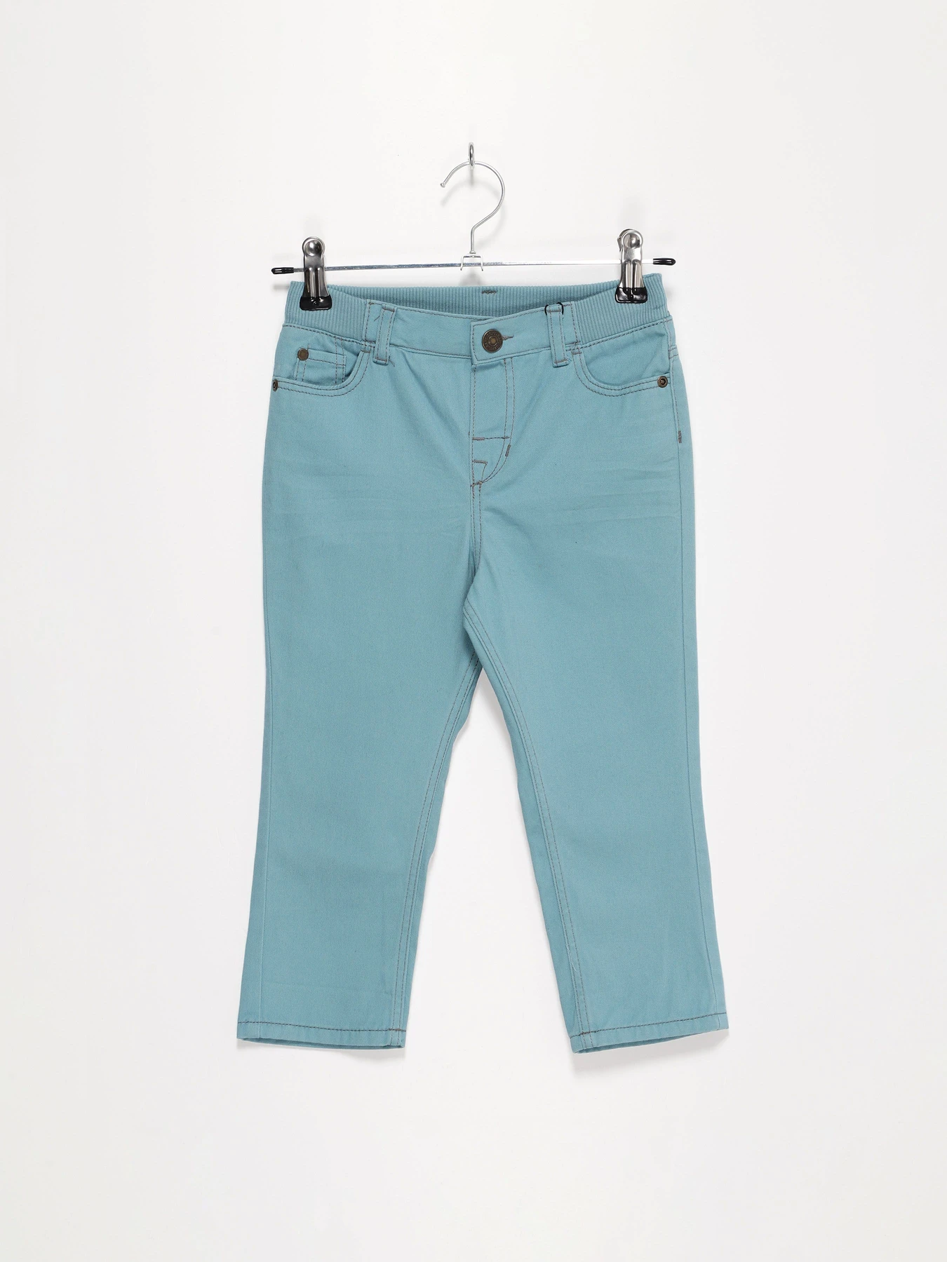 Брюки H&M модель 0452008_бірюзовий Брюки H&M модель 0452008_бірюзовий Фото