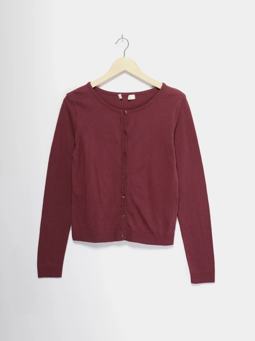 Свитры и кардиганы H&M модель 04579275_с.бордовий Фото