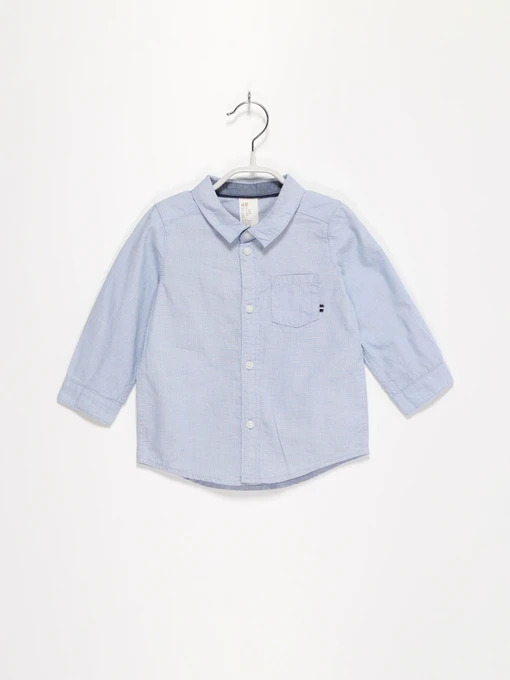 Рубашки H&M модель 0507981_с.синій Фото