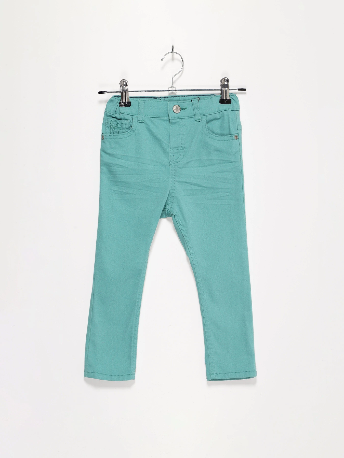 Брюки H&M модель 0579941_бірюзовий Фото