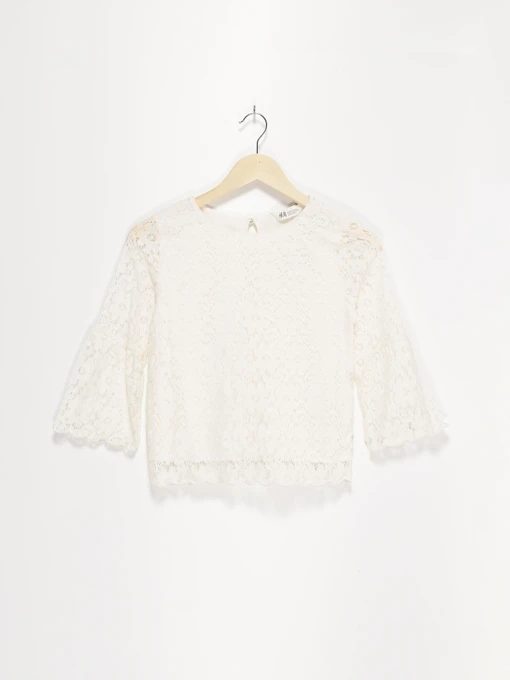 Рубашки H&M модель 0597384_білий Фото