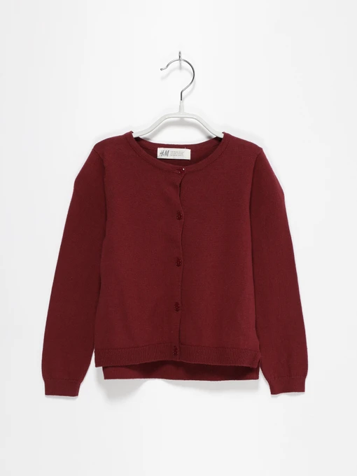 Свитры и кардиганы H&M модель 0611148_т.бордовий Фото