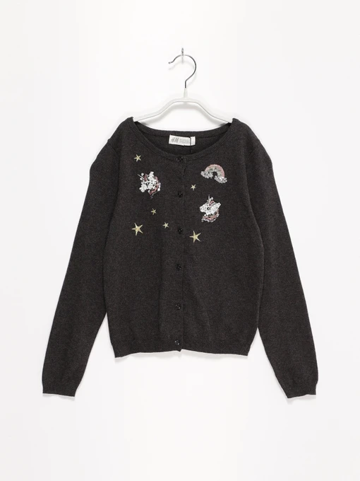 Свитры и кардиганы H&M модель 0618386_т.сірий Фото