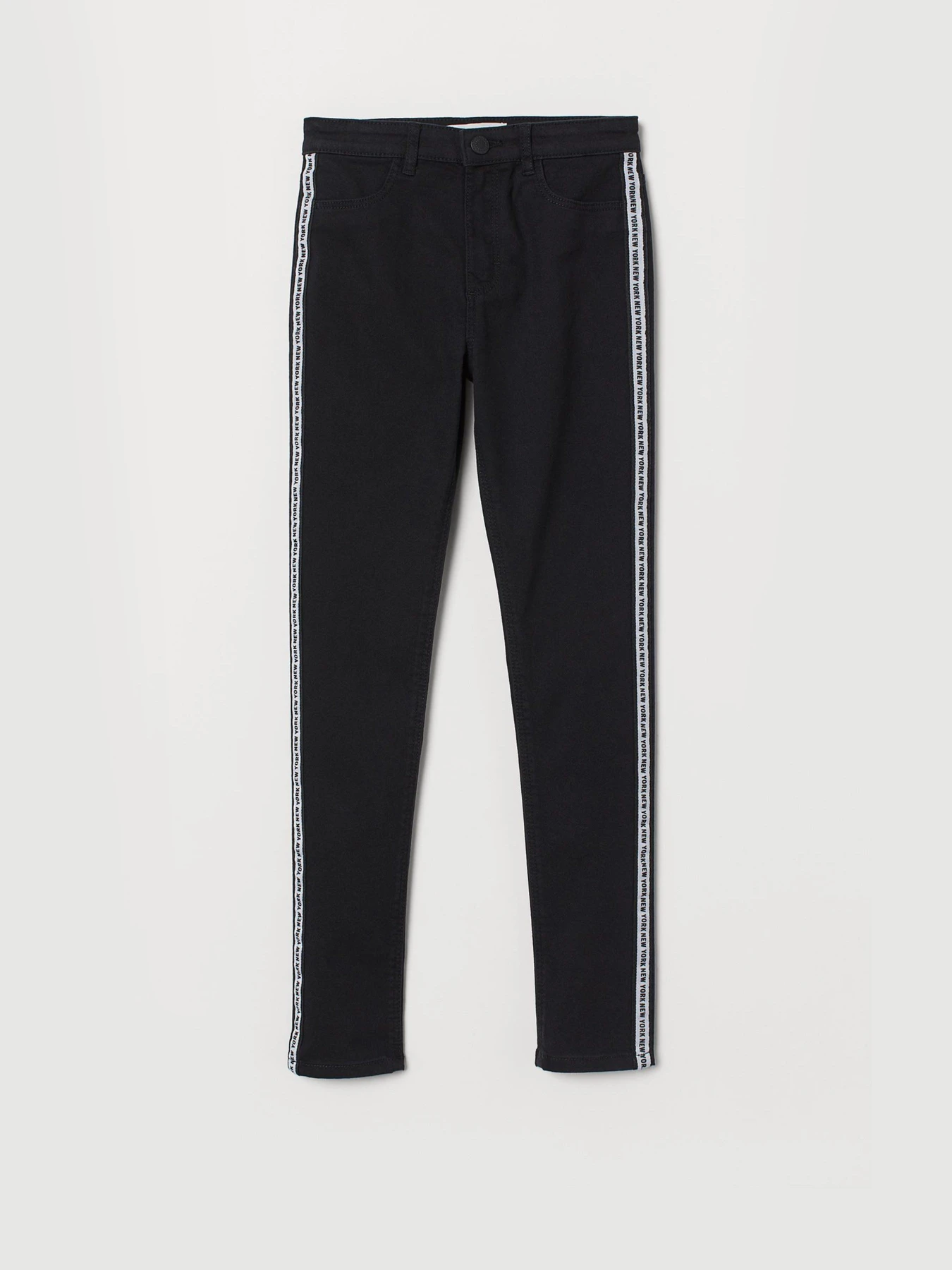 Брюки H&M модель 0772344_чорний з білим Брюки H&M модель 0772344_чорний з білим Фото