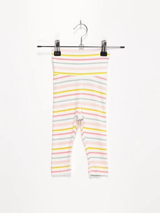 Брюки H&M модель 06244450_білий комб. Фото