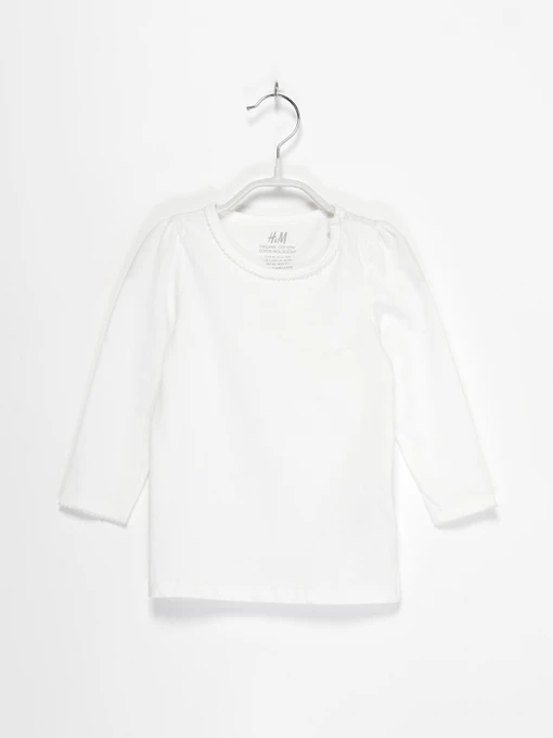 Худі та світшоти H&M модель 0635896_білий Фото