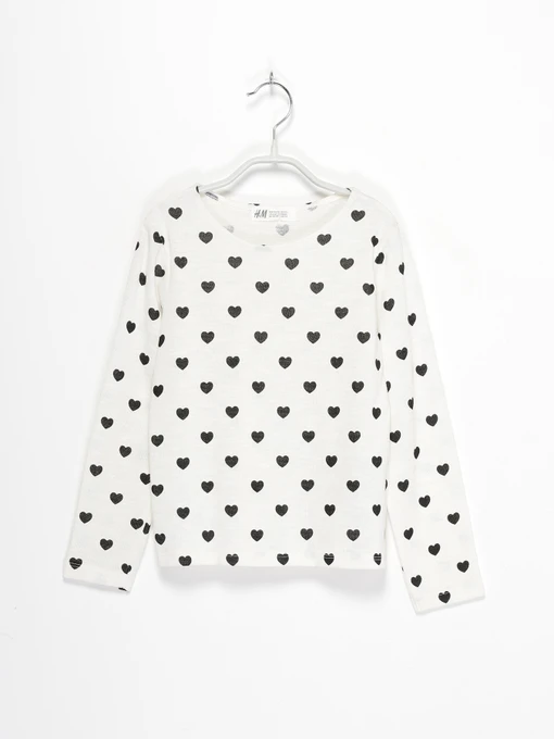 Свитры и кардиганы H&M модель 0663283_білий з чорним Фото