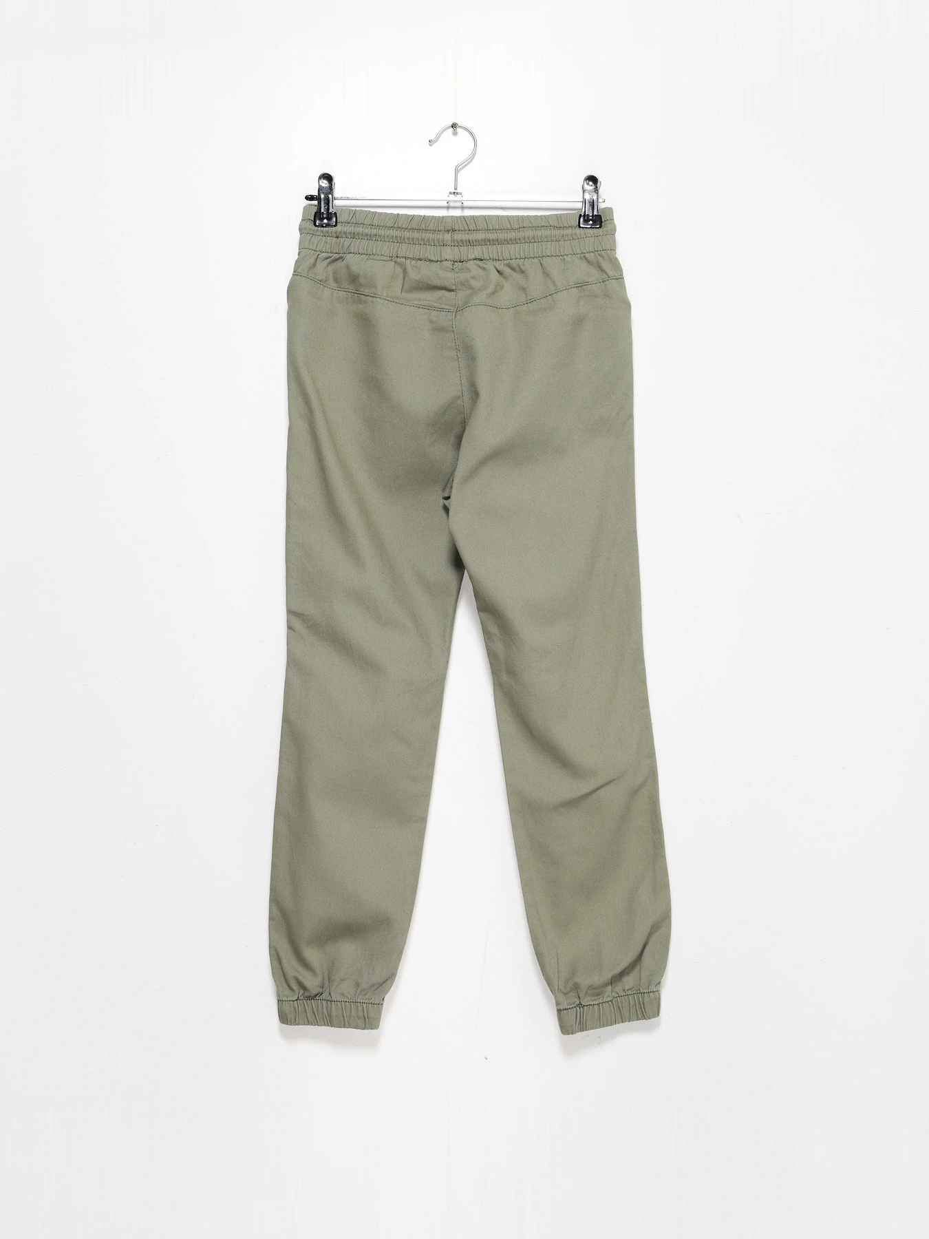 Брюки H&M модель 0869825_оливковий Фото