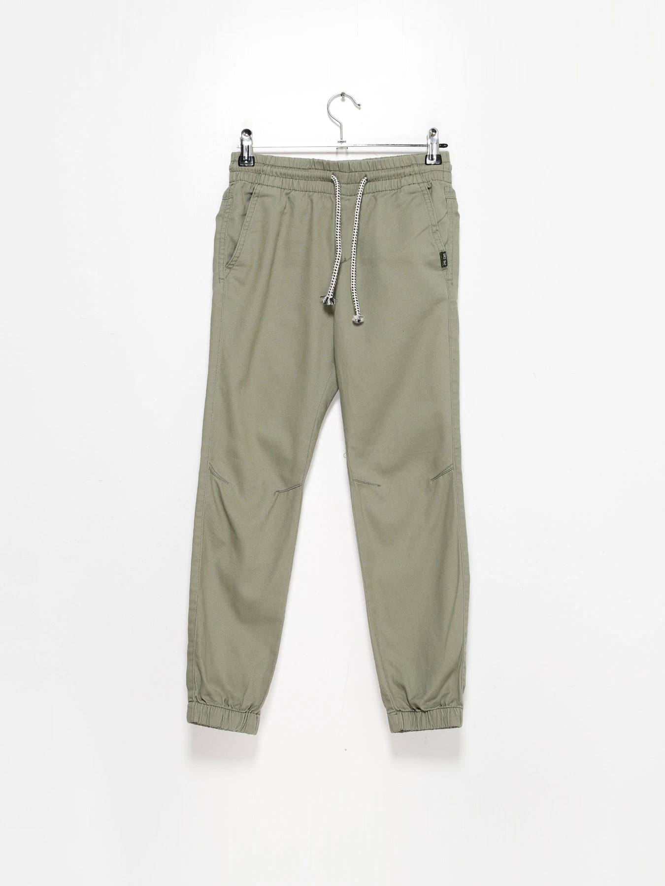 Брюки H&M модель 0869825_оливковий Фото