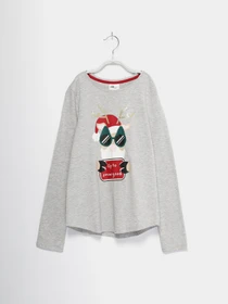 Худі та світшоти H&M модель 0689203_сірий комб. Фото