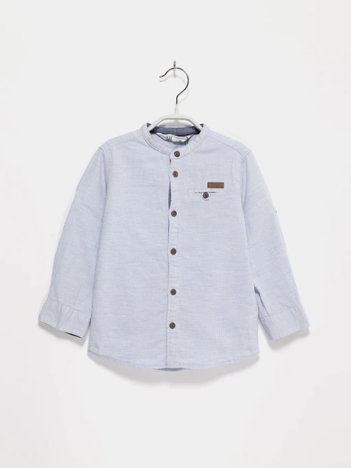 Рубашки H&M модель 0689317_с.синій Фото