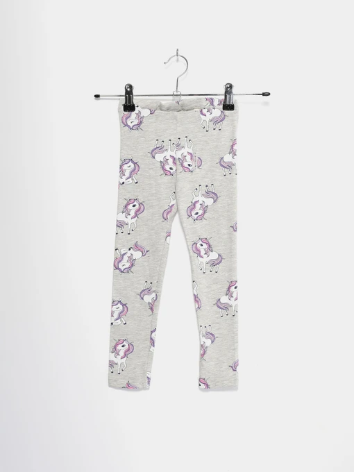 Брюки H&M модель 0690955_сірий комб. Фото