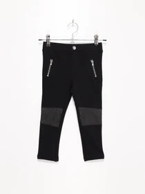 Брюки H&M модель 0690956_чорний Фото