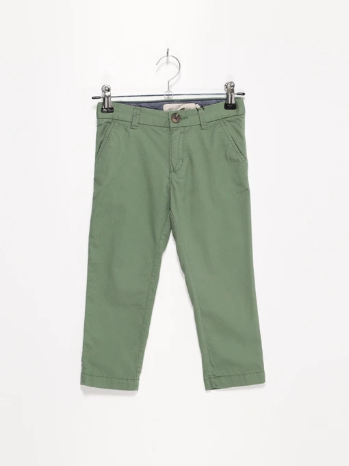 Брюки H&M модель 0692842_зелений Фото