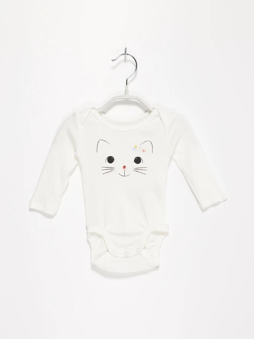 Одежда для младенцев H&M модель 0694297_білий комб. Фото