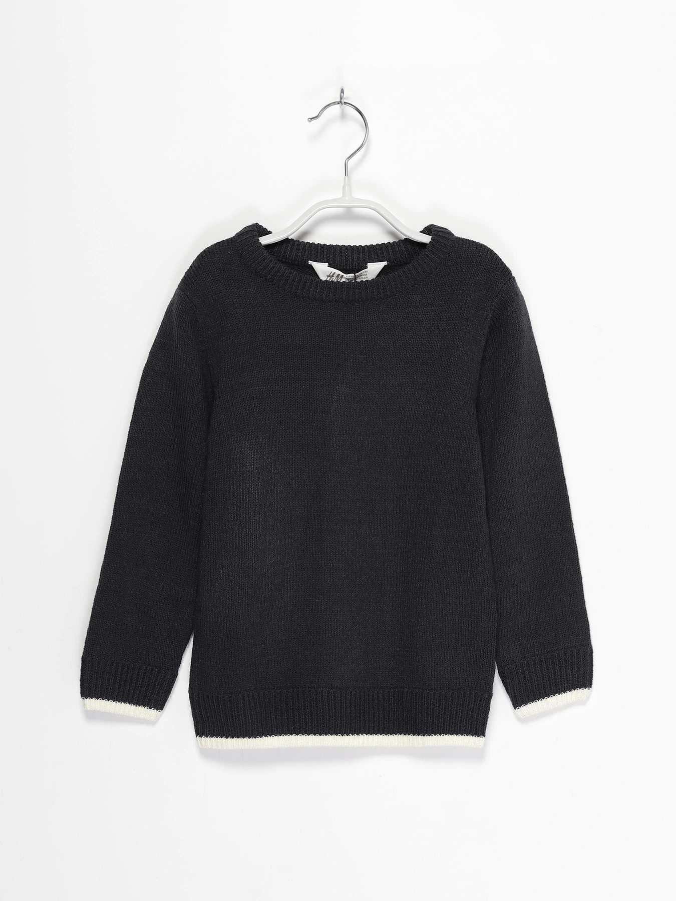 Свитры и кардиганы H&M модель 0696996_т.синій з білим Свитры и кардиганы H&M модель 0696996_т.синій з білим Фото