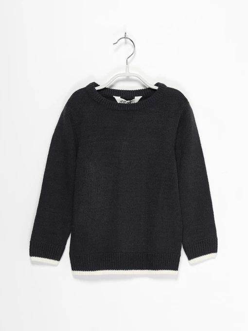 Светри та кардигани H&M модель 0696996_т.синій з білим Фото