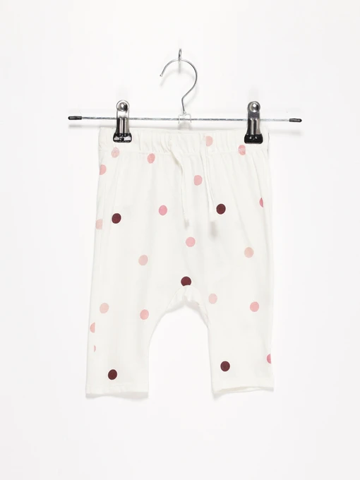 Брюки H&M модель 0706073_білий комб. Фото